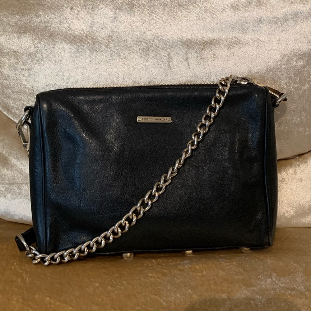 Rebecca Minkoff 5-zip Crossbody Bag (black)